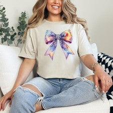 Camiseta Galaxy Diamante Arco Mujer Anillo Hilado Coqueta Moda Regalo Para Ella