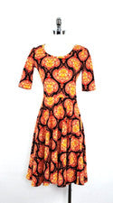 Vestido Vaino LulaRoe Multicolor Patrón Paisley Línea A Para Mujer Talla Pequeña