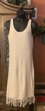 Nuevo con etiquetas Vestido Midi Future Collective Para Mujer Crochet Flecos Sin Mangas XL Playa Boho