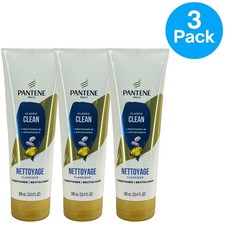 Pantene Pro-V Classic Acondicionador Limpio Provitamina B5 Rico en Nutrientes 10.4oz 3 Pa