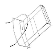 1 pieza organizador de acero inoxidable plateado práctico estante de cocina