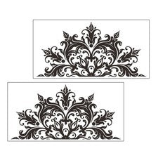 2 calcomanías étnicas de pared mandala pegatina dormitorio PVC arte de pared decoración del hogar