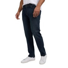 Pantalones de mezclilla para hombre Izod calce recto - AZUL, AZUL OSCURO *