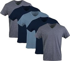 Camisetas Gildan para hombre con cuello en V, paquete múltiple, estilo G1103 GRANDES