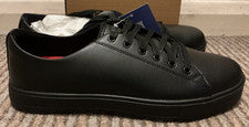 ZAPATOS PARA CREWS Entrenadores de Cuero Old School Low-Rider IV Unisex 8/42 Nuevos con Etiquetas Negros