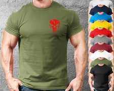 Camiseta Blood Skull (LB) Gimnasio Calce Hombre Moda Entrenamiento Top Diseño Nueva Calidad