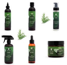 As I Am Rosemary - Champú-Acondicionador-Mousse-Aceite-Control de bordes-Aerosol de agua