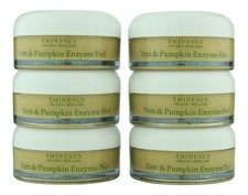 Exfoliante enzimático de ñame y calabaza Eminence 5 % cuidado del hogar 2 oz 6 quilates exfoliante facial