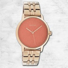 Oozoo Reloj De Pulsera Unisex Timepieces Analógico De Metal Rosa Oro UOC10559
