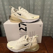 Nike AIR MAX 270 Mujer VELA - NEGRO - LECHE DE COCO AH6789-124 Talla 8.5 Nuevo