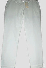 Pantalón Yan Simmon Blanco Algodón Para Hombre Informal Italia Talla US 42 UE 56