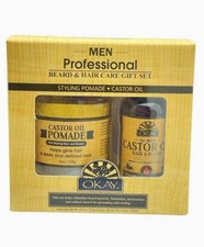 Juego de regalo profesional para el cuidado de la barba y el cabello Okay Men