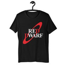 Camiseta con logotipo de enana roja Camiseta de programa de televisión de ciencia ficción británica para camiseta de los