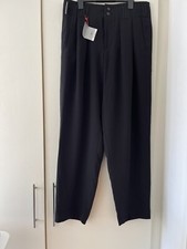 Pantalones Cintura Hombre Pantalones en Años 50 60 Retro Estilo Vintage Modelo Boogie Negro
