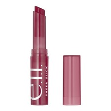e.l.f. Lápiz labial transparente liso - cereza negra, hidratante, vegano, sin crueldad