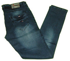 Jeans ajustados para hombre Wega Premium Denim azul sin etiqueta medida talla 34x32