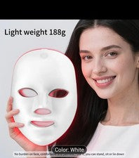 Dispositivo de mascarilla facial de 7 colores, equipo portátil de cuidado facial, cuidado de belleza en el hogar