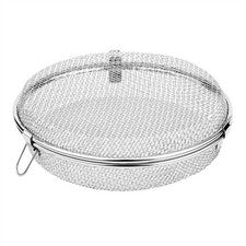 Cesta de vapor multiusos de acero inoxidable con malla de almacenamiento de utensilios