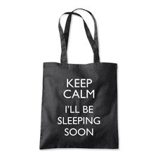 Bolso de compras Keep Calm Sleeping Soon para playa