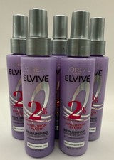 Lote de 5 sueros rellenos L'oreal Paris Elvive Hyaluron+Relon 2 % LEAVE IN 4,4 OZ