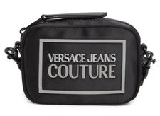Versace Jeans Couture Para Mujer Bolsa Suave Logo Bolso sin asas Cartera en Negro
