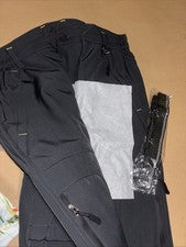 NUEVO Pantalones Hombre Gris Oscuro Estilo Caqui - Talla 34
