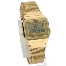Reloj Colección Cronógrafo CASIO A700WEMG-9AEFin Color Dorado 1 AÑO Garantía