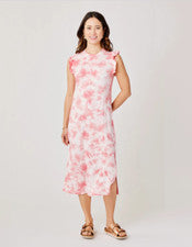 Vestido para mujer Carve Designs Maeve pomelo tie dye talla M