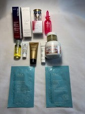 Cuidado facial de la piel 13 piezas - Deluxe y Minis - Suero, máscara, exfoliante, limpiador, crema