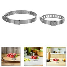 Soporte para rollos de carne coreana de acero inoxidable para barbacoa de 12 piezas