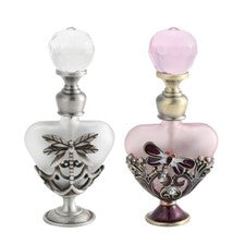 Antiqued Style Refillable Glass Empty Perfume Bottle Travel Birthday Friend Gift