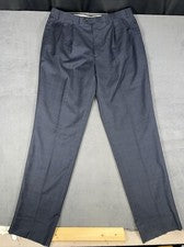 NUEVO Pantalones de Vestir Lauren Ralph Lauren, Azul Marino, Hombre 39x46 Largo ENVÍO RÁPIDO