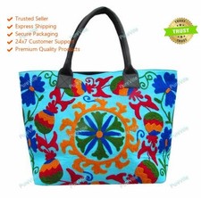 Tribes India Bolso para mujer Rajasthani Bolso tribal Hecho a mano Algodón co...