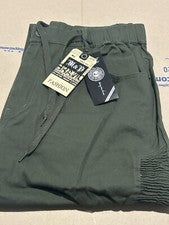 Pantalones de chándal unisex M&P de moda verde militar para hombre talla grande nuevos con etiquetas