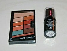 Sombra de ojos wet n wild Color Icon #760 + palo de enfoque fotográfico #856B lote de 2 SELLADOS