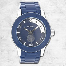 Oozoo Reloj De Pulsera Para Dama Timepieces Analógico De Plástico Azul UOC4258A