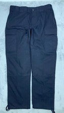 Pantalones de mezclilla tácticos 5.11 para hombre 40x32 azul cintura ajustable antidesgarro bolsillo de carga