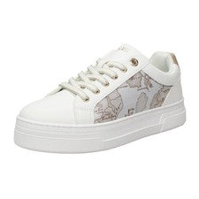 Alviero Martini Sneakers Platform Con Stampa Geo Bianco - Donna Scarpe Sneakers