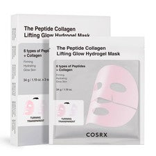 Pink Peptide Collagen Lifting Glow Hydrogel Gesichtsmasken Hautpflege 3 Stück...