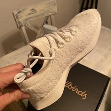 Allbirds Wool Dasher 2 Pelusa Blanco Hombre 8