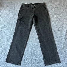 NUEVO JoS. A. Pantalones Bank 1905 para hombre 36X32 negros de lona rectos informales clásicos