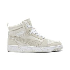 Zapatillas informales grises de caña alta de mármol PUMA Rebound V6 40359801