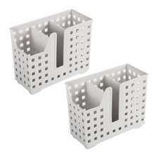 Paquete de 2 cestas para lavavajillas para pajita y palillo cesta de utensilios para lavavajillas7543