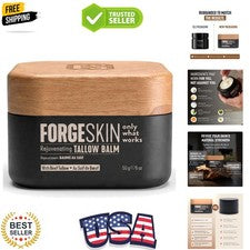 Hidratante facial para hombres defensa de arrugas bálsamo de sebo de carne, 1,7 oz | 100 % hierba...