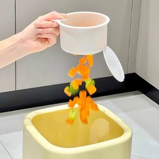 Silikon Druckknopf Spüle Sieb Wandhalterung für Küche Lebensmittel und Obst