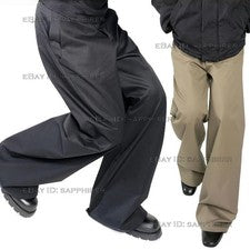 VD 009 ISAAC Impermeable Sarga Algodón Pantalones Rectos Sueltos Informales Pantalones Nuevos