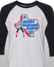 Camiseta Retro Unisex | Camiseta Estilo Música 1978 Inspirada en Texas Jam | Festival S-XXL