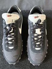 Hombres Talla 12 - Nike Waffle Racer Negro Coco Leche Goma