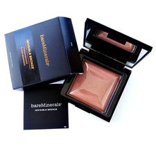 Bronceador en polvo bronceado invisible bareMinerals compacto tamaño completo 7 g/,24 oz nuevo en caja