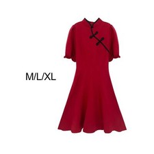 Mujer Vestido Colgante, Ligero, Hasta la Rodilla Vestido Vacaciones, Boda,